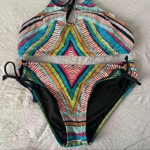 Hobie High Neck Key Hole Bikini